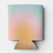 Keltische pasta Blue Roze gradiënt bruiloft Blikjeskoeler (Achterkant)