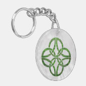 Keltische Plaid Knoop Sleutelhanger (Voorkant Links)