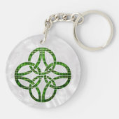 Keltische Plaid Knoop Sleutelhanger (Achterkant)