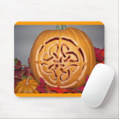 Keltische pompoenkaart muismat (Met muis)