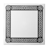 Keltische rand op elke kleur tegeltje (Voorkant)