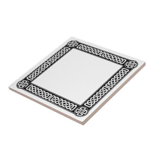 Keltische rand op elke kleur tegeltje