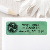 Keltische retouradres etiket (Insitu)