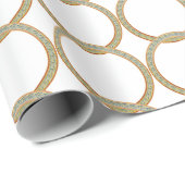 Keltische ring-bruiloft cadeaupapier (Rol Hoek)