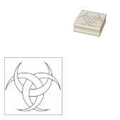 Keltische ringen kunststempel rubberstempel (Gestempeld)