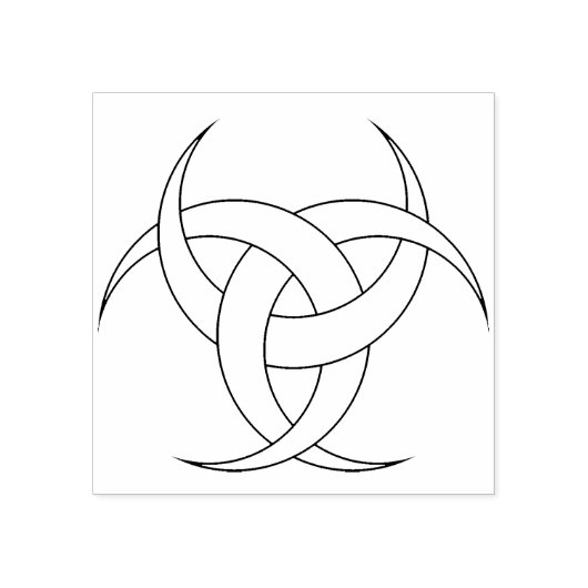 Keltische ringen kunststempel rubberstempel (Afrduk)