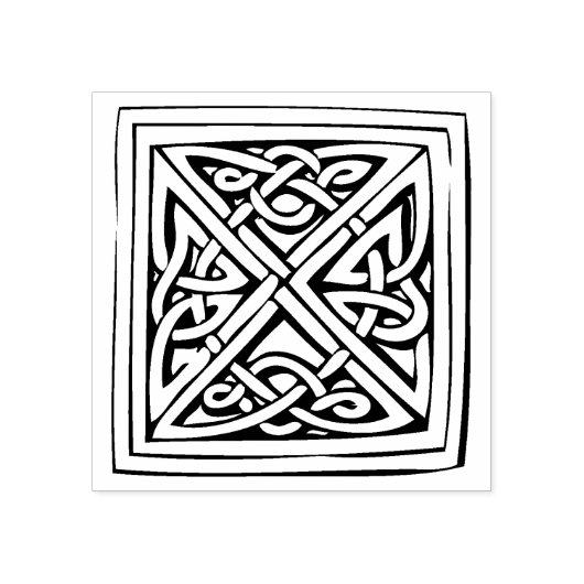 Keltische Rubber stempel (Afrduk)