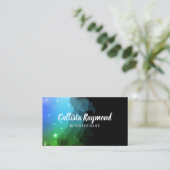 Keltische ruimte Galaxy en sterren Visitekaartje (Staand voorkant)