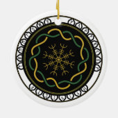 Keltische Runen 3 Ornament (Rond) (Achterkant)