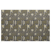 Keltische sampler in gouden gradiënten stof (Yard (91,4 cm))