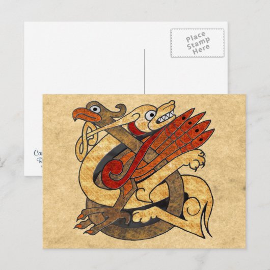 Keltische Schepselen Briefkaart (Voorkant / Achterkant)