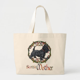 Keltische Schotse Terrier Moeder Grote Tote Bag