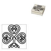 Keltische Shamrock Cross Art stempel (Gestempeld)