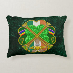 Keltische Shamrock Erfgoed Symbool Iers Geïnspiree Accent Kussen