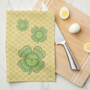 Keltische Shamrock handdoek