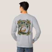 Keltische Shamrock Tree of Life - St. Patrick's Da T-shirt (Achterkant volledig)