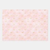 Keltische SkiesRoze en goudpapier Inpakpapier Vel (Voorkant 2)