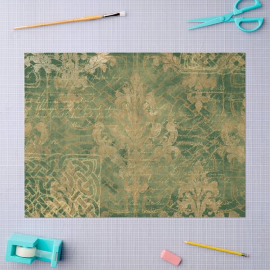 Keltische Smaragd Iers Tissuepapier (Craft)