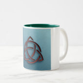 Keltische smederij tweekleurige koffiemok (Voorkant rechts)