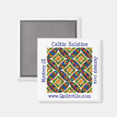 Keltische solstice magneet (Voorkant / Achterkant)