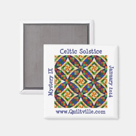 Keltische solstice magneet (Voorkant / Achterkant)