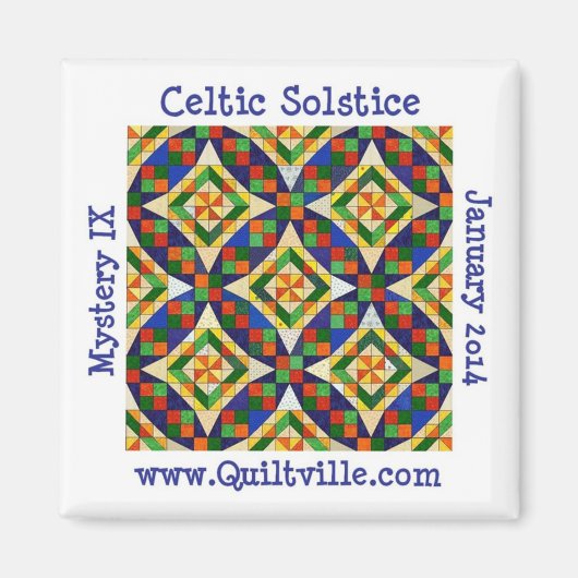 Keltische solstice magneet (Voorkant)