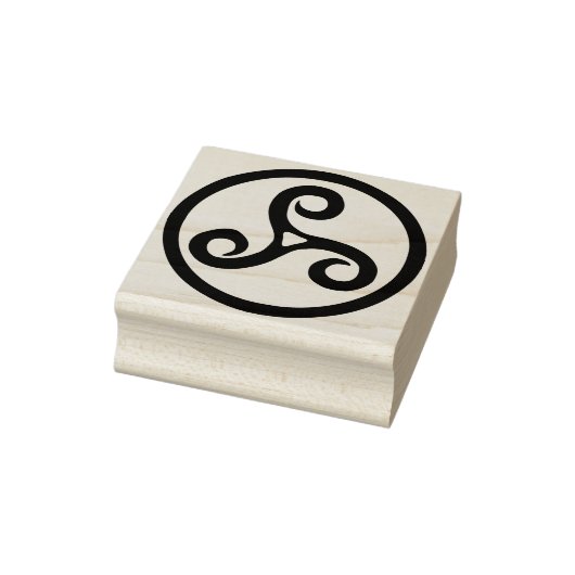 Keltische spiralen Art Stamp Rubberstempel (Stempel)