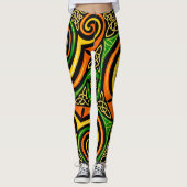 Keltische spiralen leggings (Voorkant)