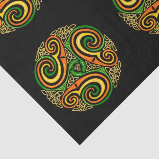 Keltische spiralen tissuepapier (Detail)