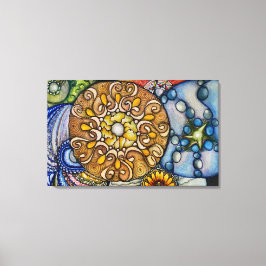 Keltische stenen canvas afdruk