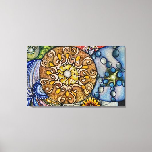 Keltische stenen canvas afdruk (Voorkant)