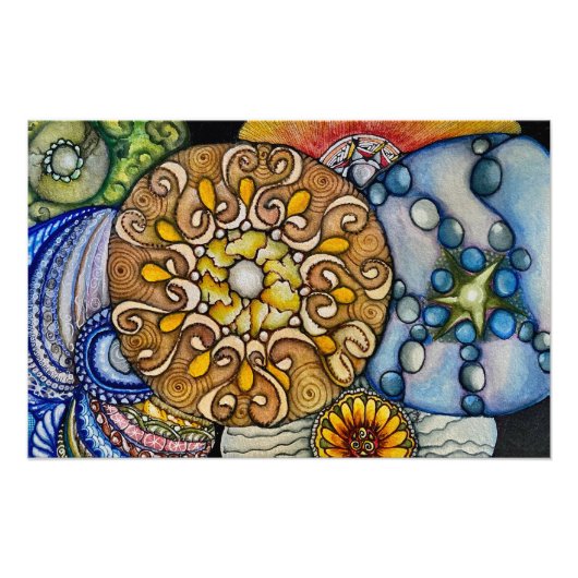 Keltische stenen foto afdruk (Voorkant)