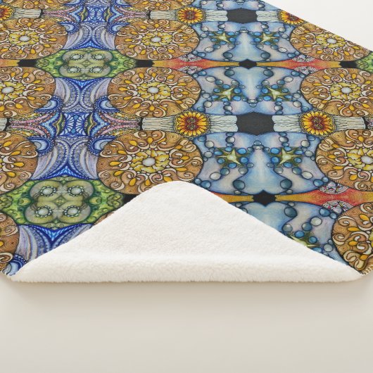 Keltische stenen sherpa deken (3/4)