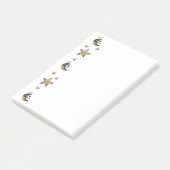 Keltische sterren en maan post-it® notes (Schuin)