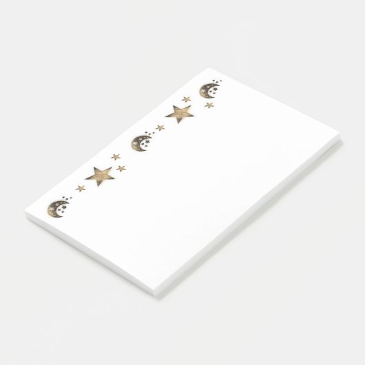 Keltische sterren en maan post-it® notes (Schuin)