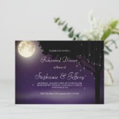 Keltische Sterrennacht Wedding Rehearsal Kaart (Staand voorkant)