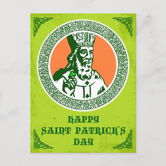  Keltische stijl St. Patricks groet Briefkaart (Voorkant)