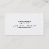 Keltische stijl visitekaartje (Achterkant)