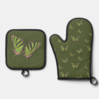 Keltische Swallowtail Ovenwant & Pannenlap Set