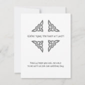 Keltische symbolen Bewaar de datum (Achterkant)