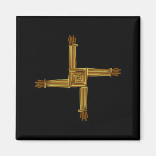 Keltische symbolen Brigid's kruis Keltische knoop  Magneet