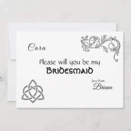 Keltische symbolen en bladeren kaart