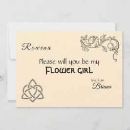 Keltische symbolen en gebladerte op room kaart