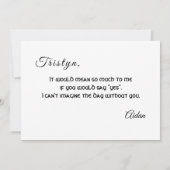 Keltische symbolen en gebladerte op room kaart (Achterkant)