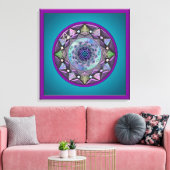 Keltische symbolische mandala canvas afdruk (Insitu (Woonkamer))