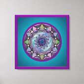 Keltische symbolische mandala canvas afdruk (Voorkant)