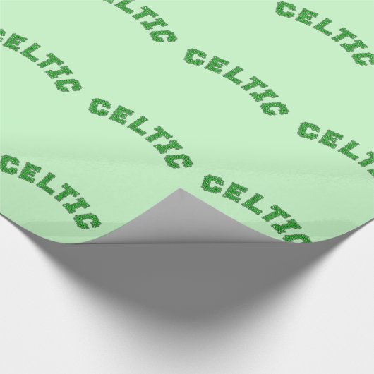 Keltische tekst cadeaupapier (Hoek)