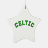 Keltische tekst keramisch ornament (Rechts)