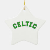 Keltische tekst keramisch ornament (Voorkant)