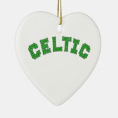 Keltische tekst keramisch ornament (Rechts)